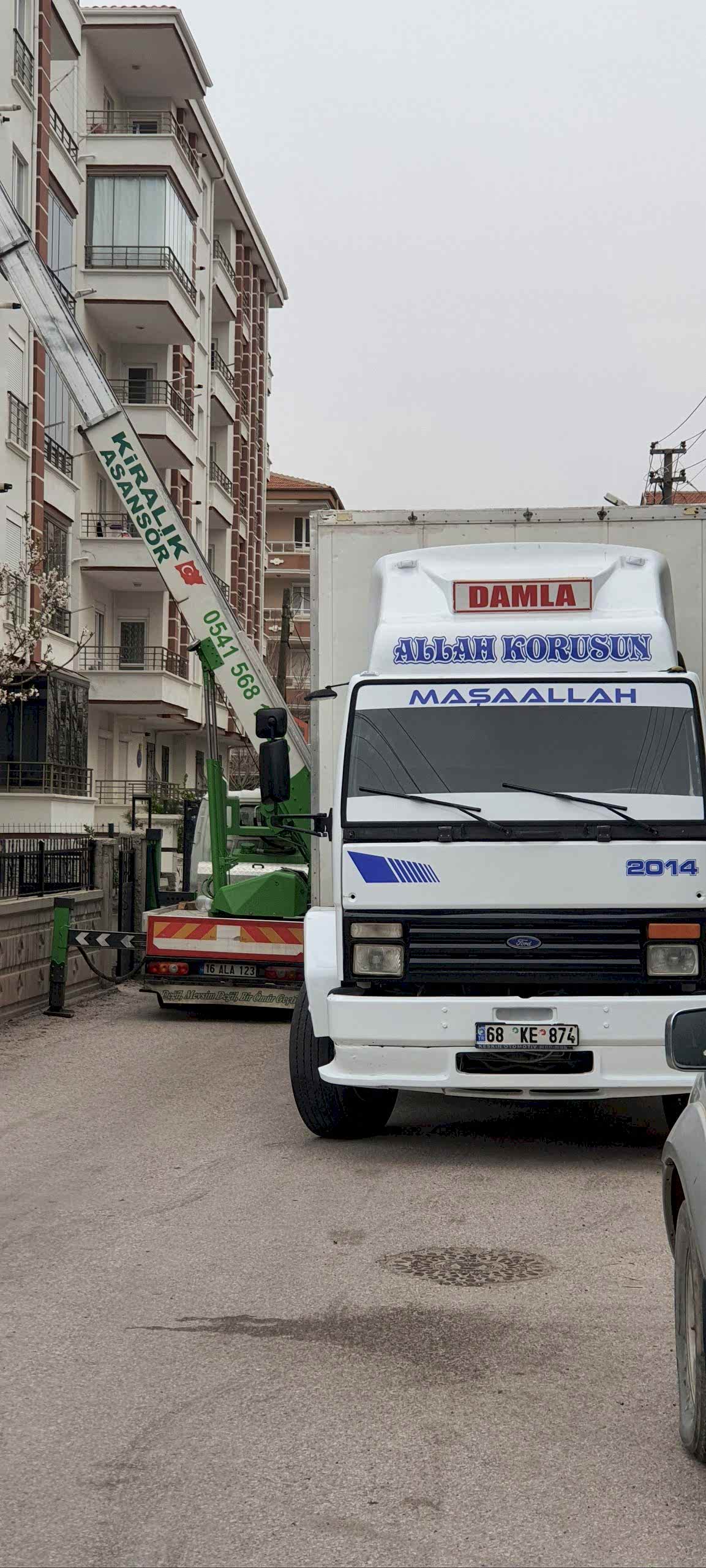 Asansörlü Taşımacılık Aksaray – Damla Evden Eve Asansörlü Taşımacılık Aksaray